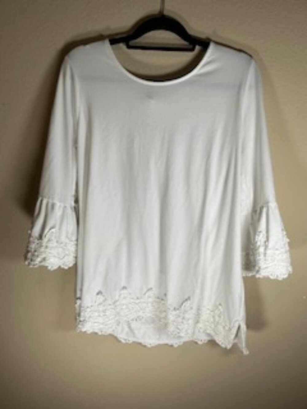 Charter Club Women's Long Sleeve Blouse, Size L
